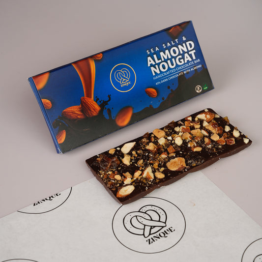 Chocolate Almond Nougat Bar