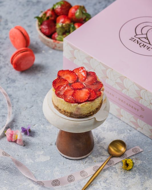 Strawberry Nutella Mini Cheesecake